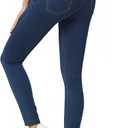 Jeggings for Women with Pockets Tummy Control Stretchy Skinny Jeans Pull On High Waisted Butt Lifting Denim Leggings, Size: X-Large