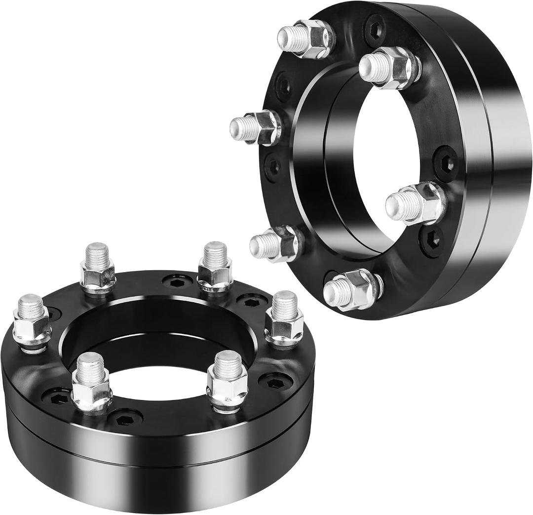 YIZBAP 2 inch 5x5.5 to 6x5.5 Wheel Adapters for Ram 1500 Vehicle, 5x139.7mm to 6x139.7mm Wheel Adapter Hub Bore 108mm with 14x1.5 Studs