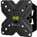 USX MOUNT Small TV Wall Mount Monitor Bracket | RV TV Mount | with Swivel and Tilt VESA Wall Mount for 10-26 27 32 inch LED OLED TVs and Monitors - VESA Size Up to 100x100mm and 22lb Capacity-XMS002