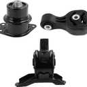 SCITOO Engine Motor Mount and Transmission Mount and Torque Strut Mount Kit for Honda for Fit 1.5L 2009-2013 Replace A65001HY A4563 A65012