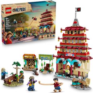 LEGO ONE PIECE Battle at Arlong Park Building Blocks - Pretend Play Building Toy for Boys & Girls, Ages 9+ - 5 Straw Hat Pirates Toy Figures & Playset for Anime Fans - Gift Idea for Birthdays - 75638
