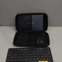 Foldable Keyboard and Mouse, Samsers KM08X Folding Bluetooth Keyboard Mouse Combo with Backlight, 2.4G + BT5.0 x 2, Full-Size Travel Keyboard & Portable Wireless Mouse for Windows iOS Mac OS Android (Graphite - Backlit)