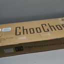 ChooChoo Desktop Bookshelf with Lights and 5 Shelves and 1 Drawer | 36.4" Tall Countertop Desk Hutch, Computer Desk, Desk Shelf Organizer, Dorm Office Home, White, 5 Shelves with Led