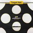 PodiuMax 12' x 6' Soccer Goal Target Nets with Highlighted Scoring Zones, Portable Shooting Practice Equipment