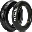HIAORS 10x2.125 Tire and Inner Tube Set Replacement for Electric Scooter Segway D40X F20 F30 F40, 10 Inch Tire for Gotrax G4 E-Scooter Kickscooter Tricycle Bicycle Self-balancing with Bent Valve Stem