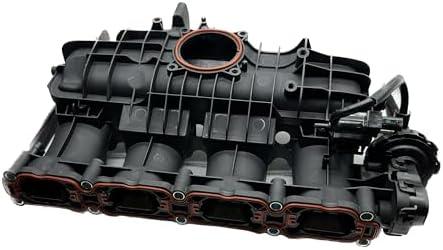 Engine Intake Manifold w/Solenoid Valve and Sensor Fit For 1.8L 2.0L for Volkswagen Jetta 2014-2018, Beetle 2013-1017, Passat 2014-2017, Golf 2015-2018, SportWagen 2015-2019 06L133201AS