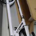 Scooter for Kids 8-12, Teens & Adults, Max Load 240 LBS, Foldable Kick Scooter with 8-inch Big Wheels, Kickstand, 3 Adjustable Levels, Rear Brake, White