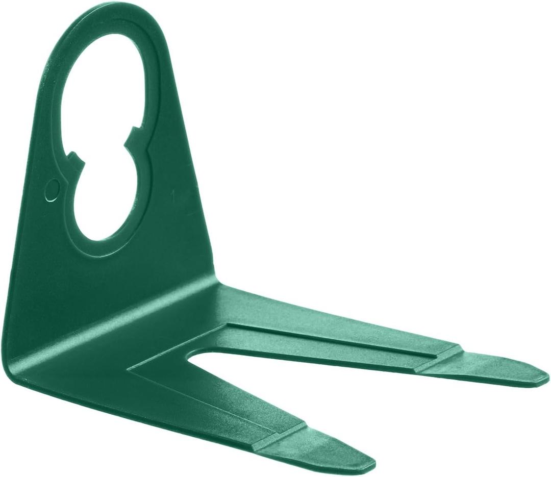 Brightown Pack of 200 Original Shingle Tab for C7/E12 C9/E17 Lights, Green, Christmas Light Clips for Holiday String Light Outdoor Decoration - No Tools Required