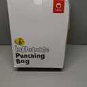 QPAU Punching Bag for Kids, 66 Inch Stable Inflatable Boxing Bag with Boxing Gloves, Stand Kids Punching Bag Toy for Boys & Girls Age 6-12, Boxing Set for Practicing Karate, Taekwondo, MMA (Black&Red)