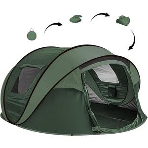Instant Pop Up Tents for Camping, 4/6 Person Easy Pop Up Camping Tents,Automatic Set Up Tent in 3 Seconds,Waterproof Sunshade Family Tent,Lightweight Dome Tent for Outdoor Camping,Hiking & Beach