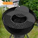 Onlyfire BBQ Griddle and Grate Combo Kit for Weber 26 inch Kettle Charcoal Grills