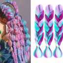 Ombre Braiding hair synthetic Crochet braids twist 24inch 3pcs/lot 100g Ombre two three tone Jumbo braid hair extensions Dreadlocks(ps17 pack of 3)
