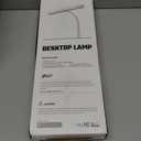 SUPERDANNY LED Desk Lamp for Office Home, Eye-Caring Desk Light with Adjustable Gooseneck, 12W Touch Control Dimmable Brightness, Architect Clamp Lamp with USB Adapter for Reading Study Workbench (Black)