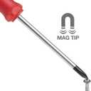 EFFICERE 9-Piece Precision Screwdriver Set | Phillips #0, #00, #000 | Flat 1.5mm, 2.0mm, 2.5mm | Torx T5, T6, T7 | Durable Chrome Vanadium Steel Shaft, Magnetic Tip, Ergonomic Grip, and Swivel End Cap