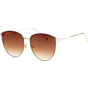 Oversized Sunglasses for Women, Mirrored Cat Eye Sunglasses with Rimless Design U225