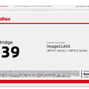 CRG039 039 Toner Cartridge 1-Pack 0287C001 CRG-039 Replacement for Canon 039 Toner Cartridge for imageCLASS LBP351 LBP352 LBP352dn LBP351dn Printer Ink