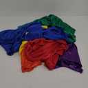 Birthday Rainbow Backdrop Curtains 10ftx15ft: Bright Colorful Curtains Backdrop Drapes - 6 Panels 2.5ft x 10ft Wedding Party Window Supplies Props Booth Decorations