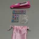 kidzkube Hair Gem Stamper Kit, Bling Hair Jewels for Girls Toys, Hair Styling Tool with Reusable Shining Diamonds, Birthday Gifts Toys for Girls Ages 3 4 5 6 8-12 (Pink)