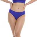 Body Glove Womens Smoothies Olivia Solid D, Dd, E, F Cup Bikini Top Swimsuit with Adjustable Tie Back (Blue)