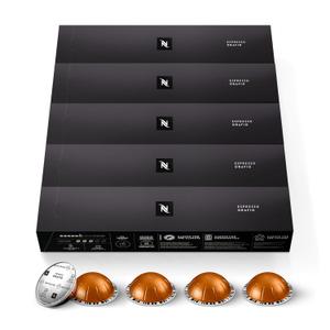 Nespresso Vertuo Orafio, Medium Roast Espresso Coffee capsules, 50 Pack (EXP 05/31/27)