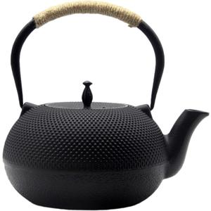 Big Cast Iron Teapot, Japanese Tetsubin Tea Kettle for Stovetop Safe, Cast Iron Tea Pot with Stainless Steel Infuser for Loose Tea and Enameled Interior(1800ml/60.9oz)