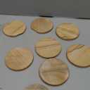 SINJEUN Set of 8 Absorbent Coasters, Natural Sandstone Coasters 4 Inch Absorbing Sandstone Coaster for Drinks, Water Absorbent Stone Coaster for Home, Office or Parties