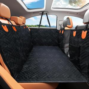 Back Seat Extender,Dog Seat Cover for Back Seat,Hard Bottom Car Seat Cover for Dogs,Dog Hammock for Car,Back Seat Pet Cover for Dogs