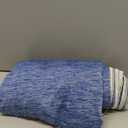 NANPIPER Cooling Blanket Queen Size for Hot Sleepers,Double Sided Cold Lightweight Summer Bed Blanket, Classic Blue 90"x90"