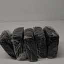 Windyun 50 Pcs Mini Paper Gift Bags with Handle 6 x 6 x 6'' Square Small Favor Bag with DIY Thank You Tag for Christmas Birthday Wedding Bridal Shower Bridesmaid Graduation Party (Black) (1 count (Pack of 50))