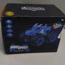 AUUGUU Remote Control Car, 2.4GHz Monster Trucks Toys with Light Spray, Birthday Gift for Kids 3 4 5 6 7 8, All Terrain RC Cars, Toddler Toys for Boys Girls 3+ Year Old