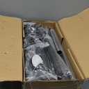 Room Divider Portable 88'' Partition Room Dividers and Folding Privacy Screens 4 Panel Wall Divider for Room Separation, Freestanding Fabric Room Divider Panel with Wheels for Home Office Hospital (Black)