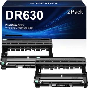 Compatible Drum Unit Replacement for Brother DR-630 DR 630 DR630 Drum Unit Compatible with DCP-L2520DW DCP-L2540DW HL-L2300D HL-L2305W HL-L2320D HL-L2340DW HL-L2680W Printer - 2 Pack