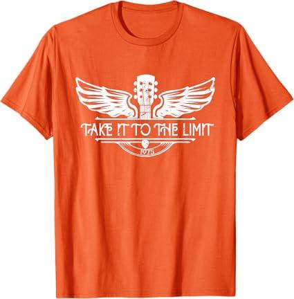 Take It to The Limit T-Shirt, small, orange