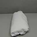 Wrap Around Dust Ruffle Bed Skirt - White - for Full Size Beds with 24 Inch Drop - Easy Fit Elastic Strap - Adjustable Pleated Bedskirt w/Brushed Fabric - Wrinkle Free - for Women, Men, Kids & Teens