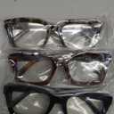 Style Reading Glasses for Women, Blue Light Blocking Cute Oversized Square Computer Readers Spring Hinge