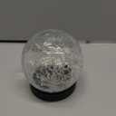 Solar Globe Lights Outdoor Waterproof - Cracked Glass Ball Lights for Garden, Patio, Yard, Lawn and Backyard Decor - Solar Orbs for Outside Decorations (Warm White)