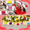 12 Pcs 3D Easter Honeycomb Paper Candy Tree Ornaments Hanging 10 in Pastel Honeycomb Candy Ornaments Decorations for Home Easter Tree Party Indoor Holiday Decor