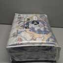 VK VKLIVING 6'x9' Area Rugs 6'x9' Washable Rug Machine Washable Rugs for Living Room Boho Area Rugs for Bedroom, Vintage Rugs Carpet Machine Rug Non Slip Office Rug, Light Blue