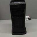 Space Heater for Indoor Use, 1500W Portable 13.78" Electric Heater with Thermostat, Fast Heating, 45° Oscillation, 12H Timer, Quiet & Safe 3D Flame Fireplace Ceramic Heater for Bedroom Office Home