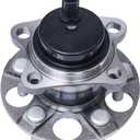 Rear Wheel Hub and Bearing Assembly Compatible With 2010 11 12 13 14 2015 Toyota Prius 2012-2015 Prius Plug-In AUQDD 512505 [5 Lug W/ABS]
