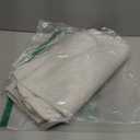 LAMIT 54 Inch Linen Full Blackout Window Curtains for Bedroom, Thermal Farmhouse Curtains Back Tab and Rod Pocket Privacy Protected Burlap Panels with White Liner, 2 Panels, 52 x 54 Inch, Ivory