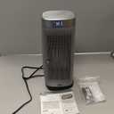 DREO Space Heaters for Indoor Use, 16 Inch Fast Heating Portable Heaters with Remote, 12H Timer, 70 Oscillation, Overheat Protection, Safety Heat, Large PTC Ceramic Electric for Bedroom Home Office (Grey)