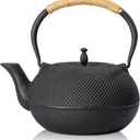 suyika Japanese Tetsubin Tea Kettle Cast Iron Teapot with Stainless Steel Infuser 60 oz/1800 ml