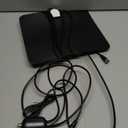 Amplified HD Digital TV Antenna Long 250+ Miles Range - Support 1080p for Samsung Tv Model Un40j5200af - Indoor Smart Switch Amplifier Signal Booster - Extra Long HDTV Cable/AC Adapter