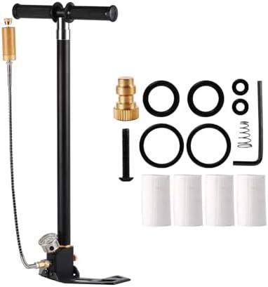 Level 4 PCP Manual Pump, 30MPa/4500PSI high-Pressure Pump, with Oil-Water Filter, Suitable for PCP airguns, Paintball Guns, and tire Inflation