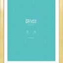 LaVie Home 20x30 Picture Frame Gold Poster Frame,Display Pictures 18x24 with Mat or 20x30 Without Mat, Stable and Sturdy Frame and Polished Plexiglass, Horizontal and Vertical Format of The Walls