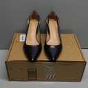 Women's Pumps Pointed Toe Pump Shoes Kitten Heel Comfort Cut Out Dress Shoes for Office Wedding Party Dressy Casual, US Size 5-11 (8, Black)