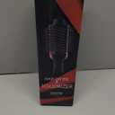 Hair Dryer Brush Blow Dryer Brush in One, Upgraded 4 in 1 Hair Dryer and Styler Volumizer with Negative Ion Anti-frizz Ceramic Titanium Barrel Hot Air Hair Straightener Brush (Black/Pink)