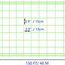 Green Polypropylene Garden Trellis Netting 6.5x100 ft, Heavy Duty Plant Support Net for Climbing Vegetables, Fruits & Flowers