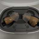 Hearing Aids for Seniors, Hearing Aid Rechargeable for Hearing Loss, Personal Hearing Amplifier with Volume Control and Portable Magnetic Charging Case, Noise Canceling Hearing Aids (White)